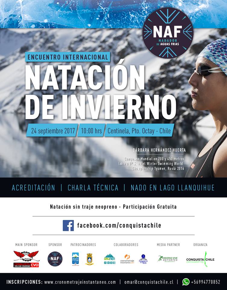 Encuentro Internacional Natación de Invierno 2017 Puerto Octay