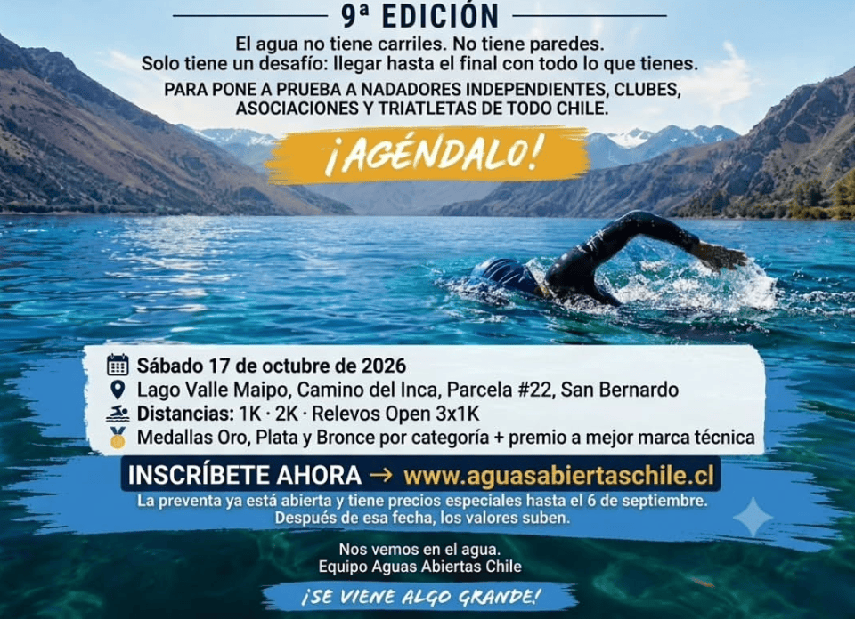 9ª edición de Aguas Abiertas Chile 2026